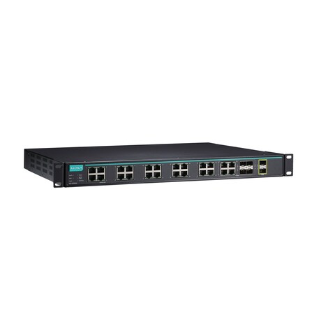 Moxa Layer3Fll Gbit MgdEthSwtch 100/1000Bssfp, Ics-G7826A-20Gsfp-2Xg-Hv-Hv-T ICS-G7826A-20GSFP-2XG-HV-HV-T
